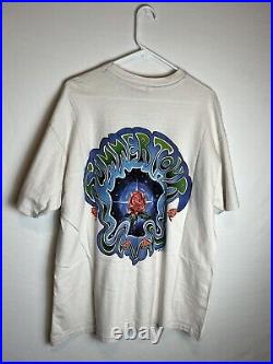Hanes Grateful Dead Mike Dubois Summer Tour 1993 White T-Shirt Size XL