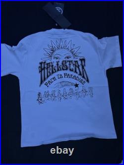 Hellstar Men's T-Shirt Grateful Dead Collab White And Multi Colored Size Medium