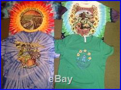 Huge Lot 10 Vintage Grateful Dead Phish Parliament Ratdog Shirts Tie Dye Shirt