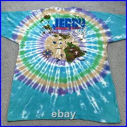 JERRY GARCIA BAND Hawaiian Tour Vintage Shirt Grateful Dead 1990 Single Stitch