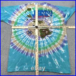 JERRY GARCIA BAND Hawaiian Tour Vintage Shirt Grateful Dead 1990 Single Stitch