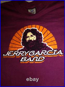 Jerry Garcia Band Vintage 1980 Tee Shirt Size L Excellent Condition
