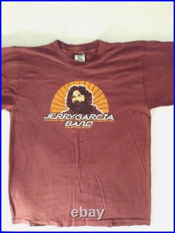 Jerry Garcia Band Vintage 1980 Tee Shirt Size L Excellent Condition