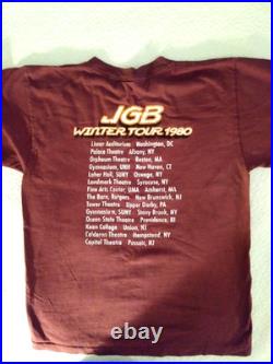 Jerry Garcia Band Vintage 1980 Tee Shirt Size L Excellent Condition
