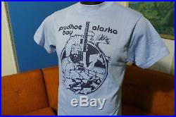 Jerry Garcia Grateful Dead Prudhoe Bay Alaska David ILes Vintage 70s 80s T-Shirt