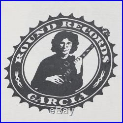Jerry Garcia Shirt Vintage tshirt 1974 Rounder Records Rock Band Grateful Dead