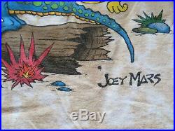 Joey Mars Vintage 2 sided design Fish Dinosaur Trippy Grateful Dead T Shirt XL