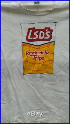 LAYS potato chips bag never worn old VINTAGE T SHIRT XL grateful dead lot