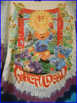 Liquid Blue 1997 Grateful Dead China Rider tie dye t shirt Size L Large RARE