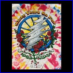 Liquid Blue Grateful Dead 60th Anniversary Limited Edition 10/21 T-Shirt withCOA