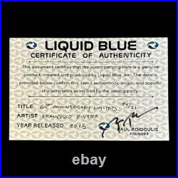 Liquid Blue Grateful Dead 60th Anniversary Limited Edition 10/21 T-Shirt withCOA