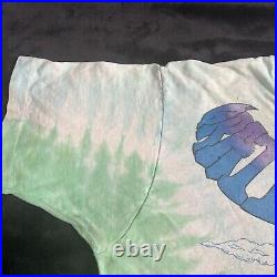 Liquid Blue Grateful Dead Bears 1992 Spring Tour Vintage Tie Dye T Shirt Men's L