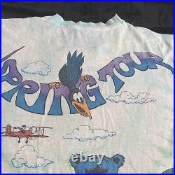 Liquid Blue Grateful Dead Bears 1992 Spring Tour Vintage Tie Dye T Shirt Men's L