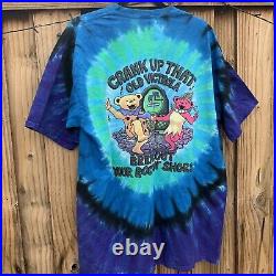 Liquid Blue Grateful Dead Rare Mens Tie Dye Deadrock 2009 Flintstones Shirt XL