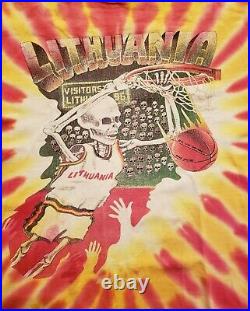 Lithuania 1992 Grateful Dead Vintage (L) Deadstock Fruit Of The Loom Shirt