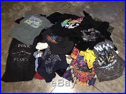 Lot 50 + Shirts Various Sizes & Genres Metallica Grateful Dead Michael Jackson