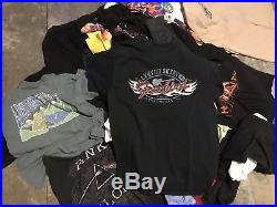 Lot 50 + Shirts Various Sizes & Genres Metallica Grateful Dead Michael Jackson