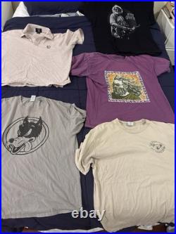 Lot Of 5 Grateful Dead Jerry Garcia Vintage T-Shirts XL Liquid Blue 1990's
