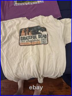 Lot Of 5 Grateful Dead Jerry Garcia Vintage T-Shirts XL Liquid Blue 1990's