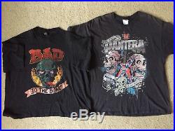 Lot of 14pc Rock Concert T Shirts Grateful Dead etc Vintage Rock Tees