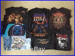 Lot of 14pc Rock Concert T Shirts Grateful Dead etc Vintage Rock Tees