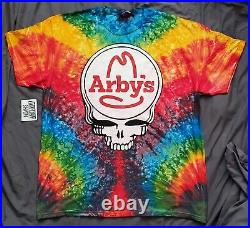 METHsyndicate Grateful Dead Arby's Deadhead Tie Dye XL X-Large Shirt RARE