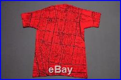 M/L NOS vtg 1991 GRATEFUL DEAD New York all over print t shirt medium large