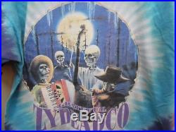 Men's Rare Vintage 90's Grateful Dead Zydeadco t-shirt XL (c) 1995 GDM, Inc