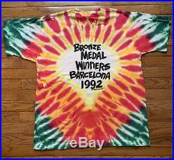 Men's Unused Vintage Liquid Blue 1992 Lithuania BBall Grateful Dead T-Shirt XL
