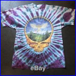 Men's Vintage 90s Grateful Dead 1993 Eugene Oregon Tie Dye T Shirt Tee Sz XL VTG