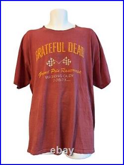 Men's XXL Grateful Dead Grand Prix Racecourse 7-28-73 Watkins Glen NY T-shirt
