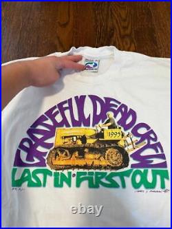 Mens Grateful Dead 1995 shirt size XL Last In First Out