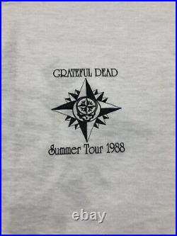 Mens Vintage Grateful Dead 1988 Single Stitch Double Sided T-Shirt Made In USA L