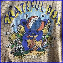 Mens Vtg Grateful Dead 1995 How Sweet It Is All Over Honeycomb T-Shirt Sz XL