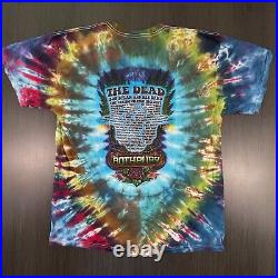 NWOT The Grateful Dead Dead Bob Dylan 2009 Tour Dead stock T Shirt XL Tie Dye