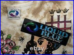 NWT Vintage Liquid Blue Terra Shirt XL Ian Bohorquez 1992 Grateful Dead GDM