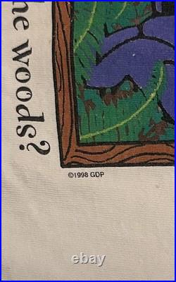 ORIGINAL'98 Grateful Dead Bears in the Woods Play Dead T-Shirt-Official GDP