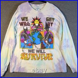 Online Ceramics Grateful Dead Shirt Men's XL Tie Dye Touch Of Grey Long Sleeve