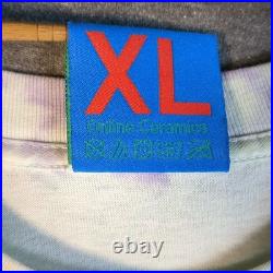 Online Ceramics Grateful Dead Shirt Men's XL Tie Dye Touch Of Grey Long Sleeve