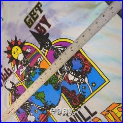 Online Ceramics Grateful Dead Shirt Men's XL Tie Dye Touch Of Grey Long Sleeve