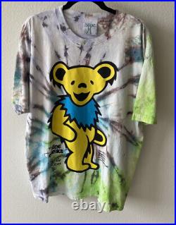 Online Ceramics Grateful Dead Shirt Yellow Bear W Back Hit Logo XL
