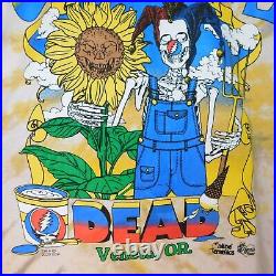 Online Ceramics Grateful Dead Tee Shirt Adult XXL Poster Tie Dye Music Band RARE