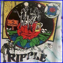 Online Ceramics X Grateful Dead Ripple Tie Dye Long Sleeve Shirt