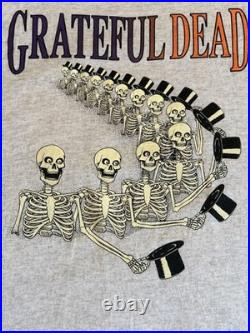 Orig 1993 Mint Never Worn Grateful Dead Glow In The Dark Dancing Skeleton Tshirt
