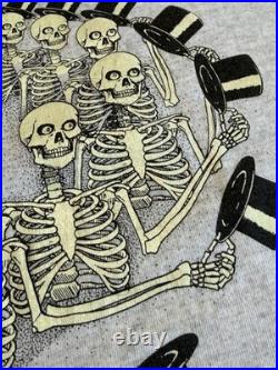 Orig 1993 Mint Never Worn Grateful Dead Glow In The Dark Dancing Skeleton Tshirt