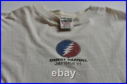 Original 1994 Grateful Dead Summer Tour Deer Creek Lot Shirt Vintage Stealie