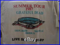 Original GRATEFUL DEAD Summer Tour 1987 Vintage T-Shirt