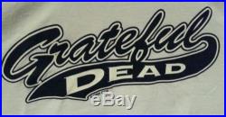 Original Vintage GRATEFUL DEAD 1999 Script Logo Baseball T Shirt Large Deadhead