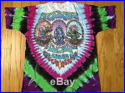 Original Vintage Grateful Dead 1993 Seasons Of The Dead Tie Dye Shirt XL