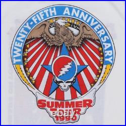 Original vintage 1990 Grateful Dead 25th Anniversary Tour Shirt